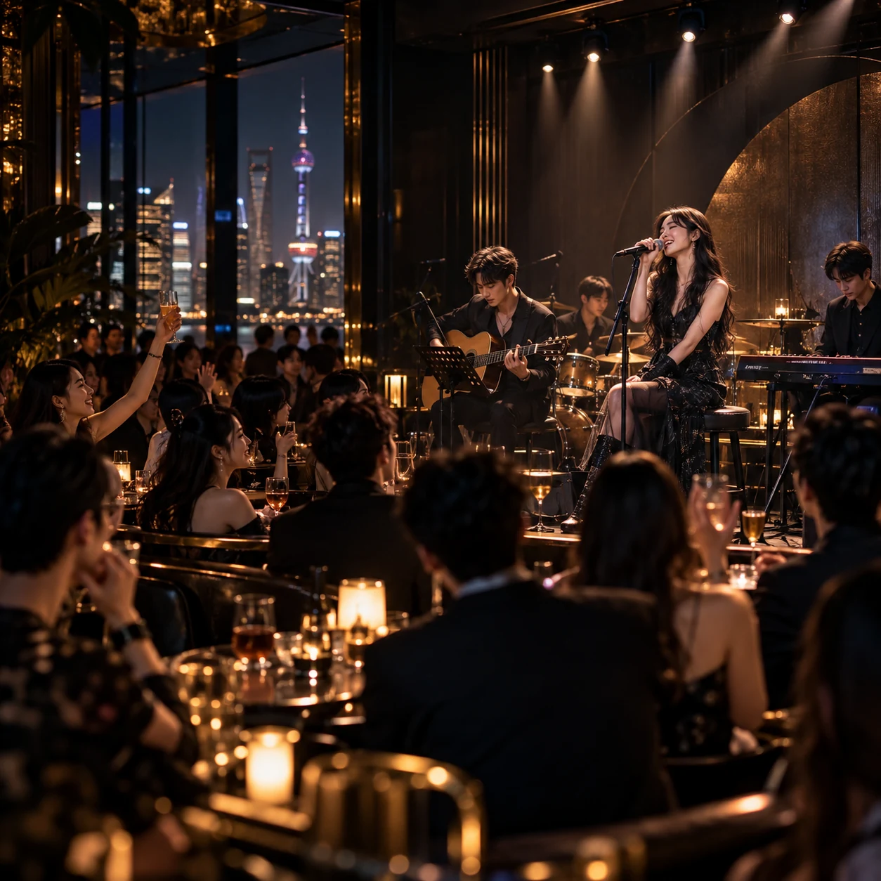 A live performance and its audience