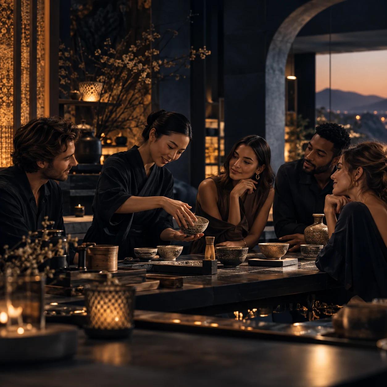 An intimate cultural dining experience