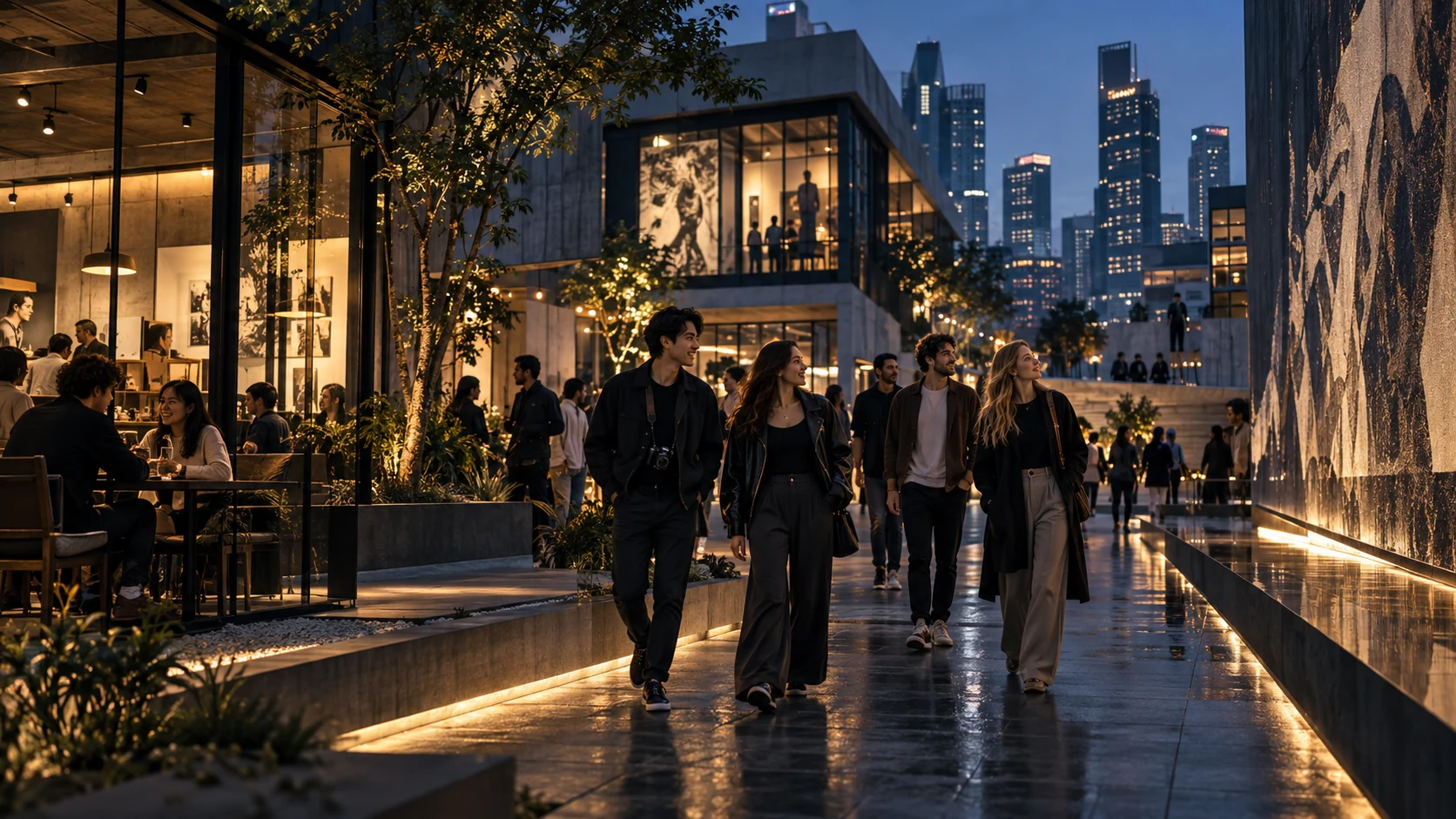 Culture, architecture and everyday life in an illuminated city